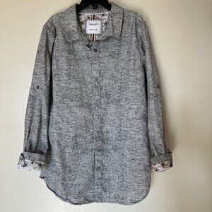 Denim & Flower Boys 11/12 Shirt Ricky Singh Button Up Floral Cuff